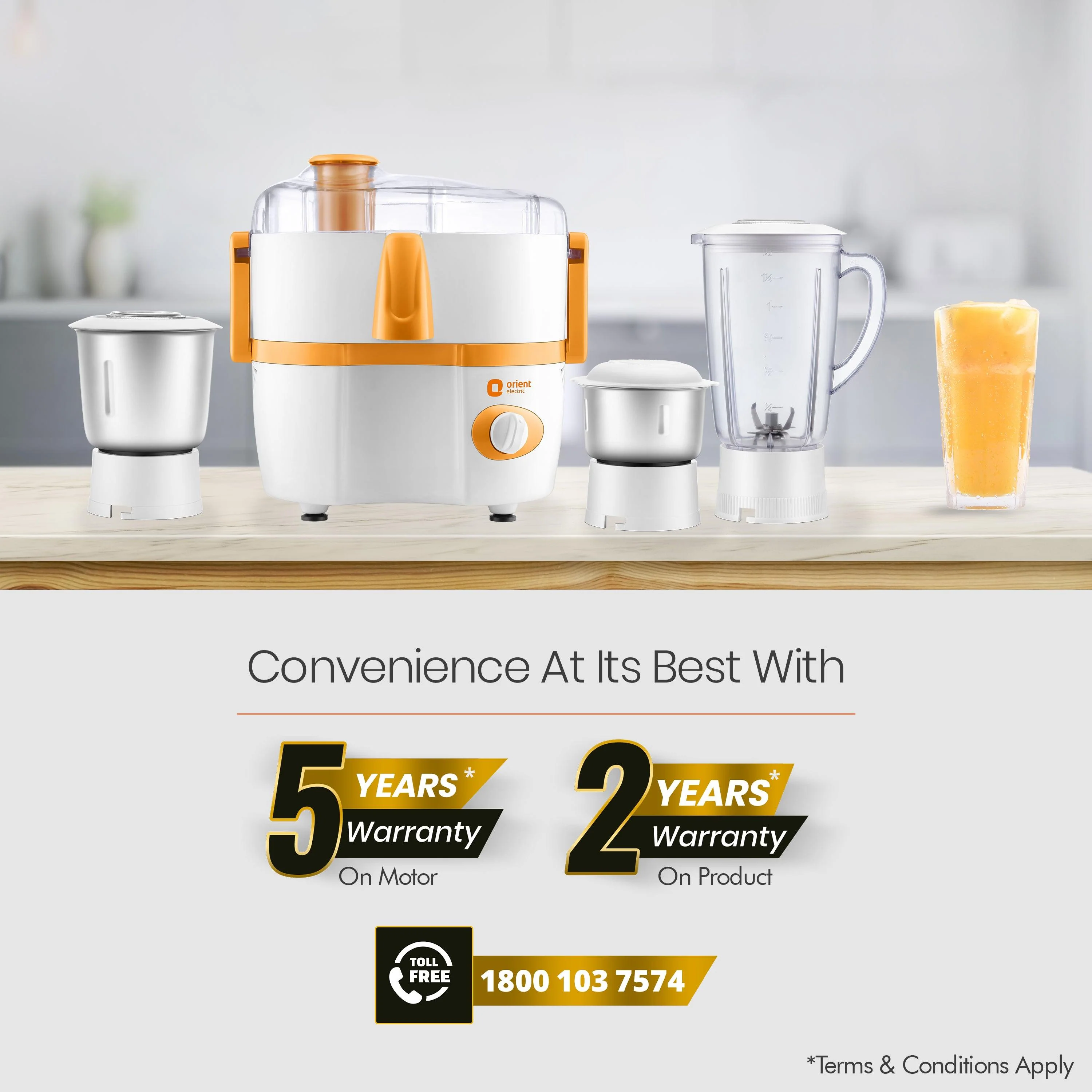 Aisha Plus 3 Jar Juicer Mixer Grinder - Image 5