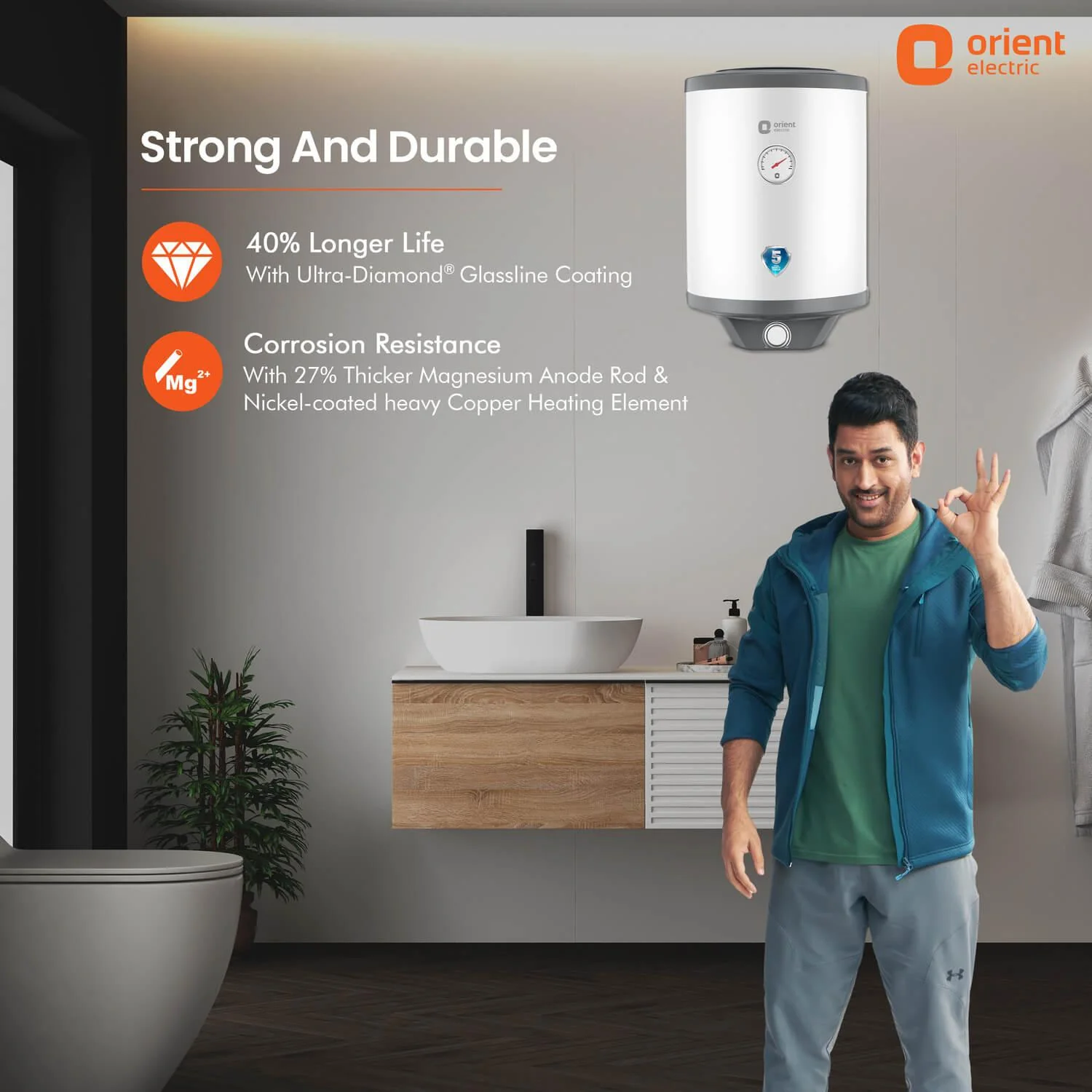 Aquanaut Water Heater (Geyser) | 5-Star Rated | Free Installation | Temperature Indicator | High-Rise Compatible - Image 29