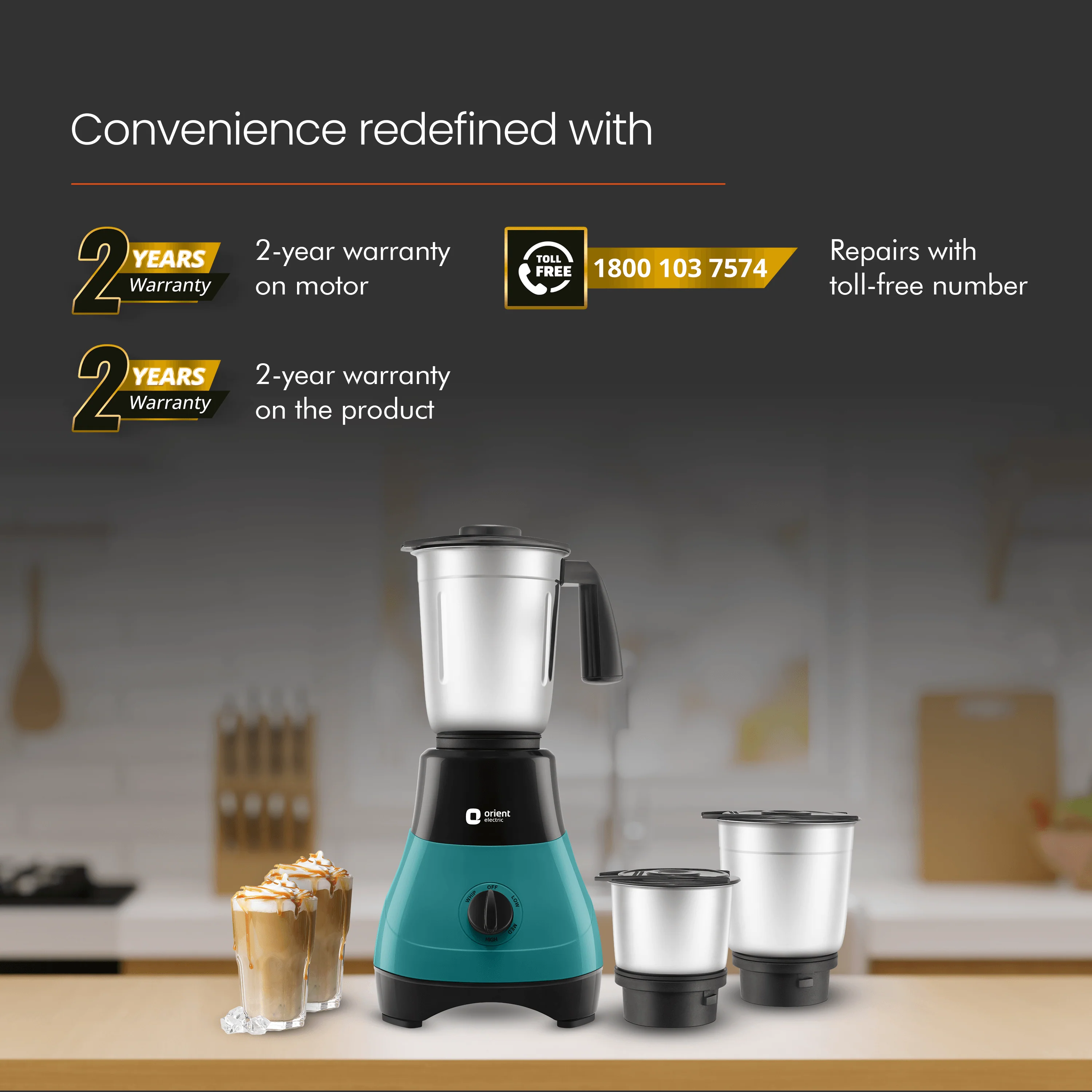 Fine Blend 3 Jar Mixer Grinder - Image 5