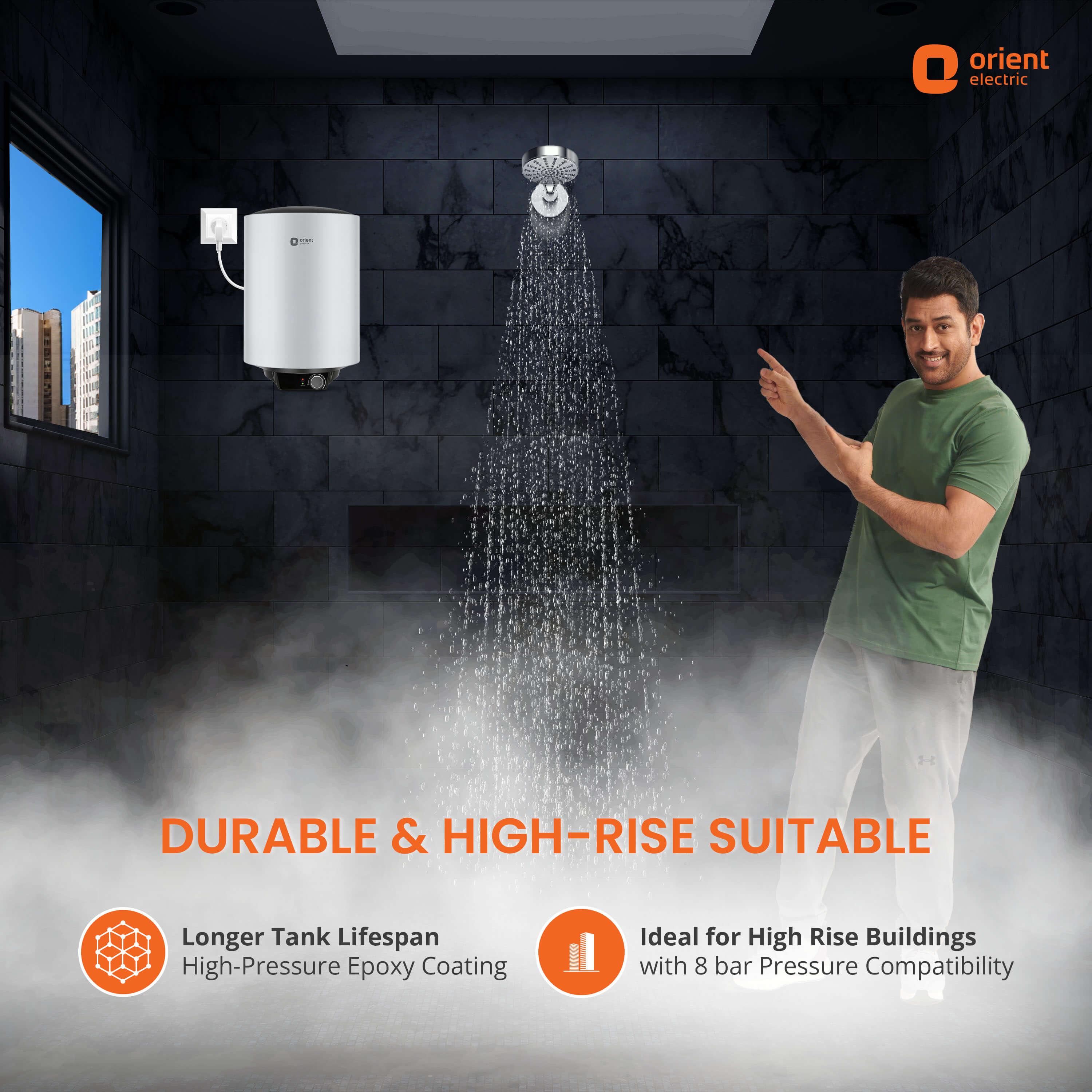 Maverick 5 Star Rated Polymer Coated Tank Water Heater (Geyser) - Image 3