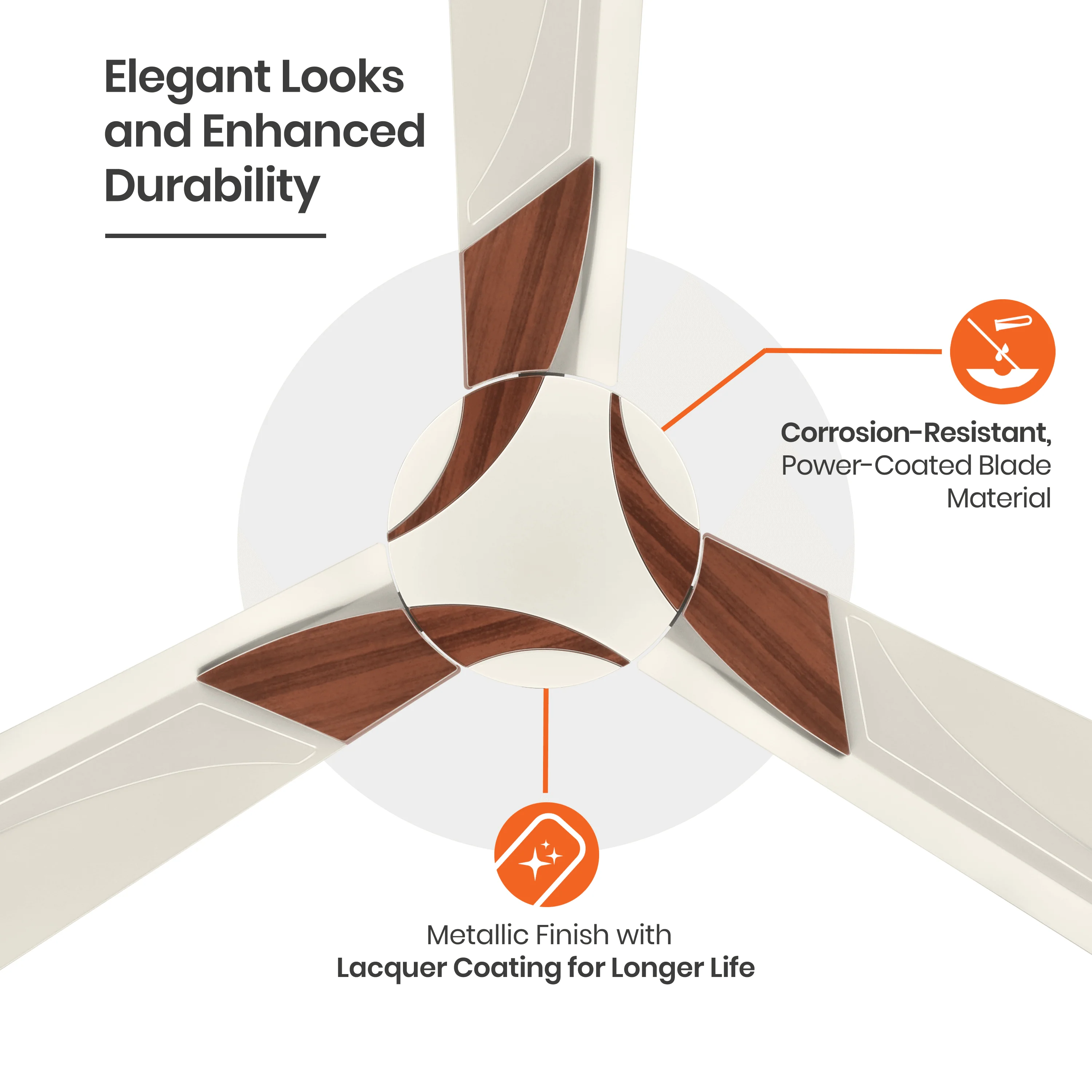 Wendy Designer Ceiling Fan with Remote - Image 21